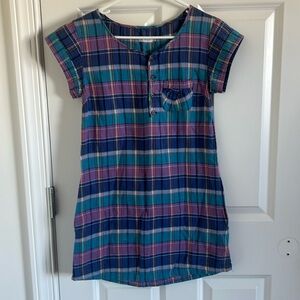 Urban Outfitters Plaid Lark & Wolff Plaid Pocket Short Sleeve Dress Size XS